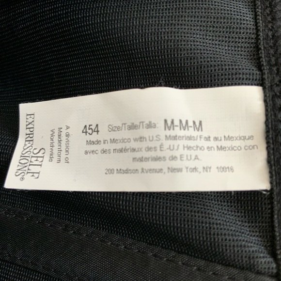 Self Expressions Waist Shaper Black Firm Control M - Picture 4 of 5